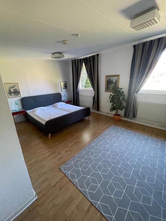 Postel nebo postele na pokoji v ubytování Fleninge Classic Motel