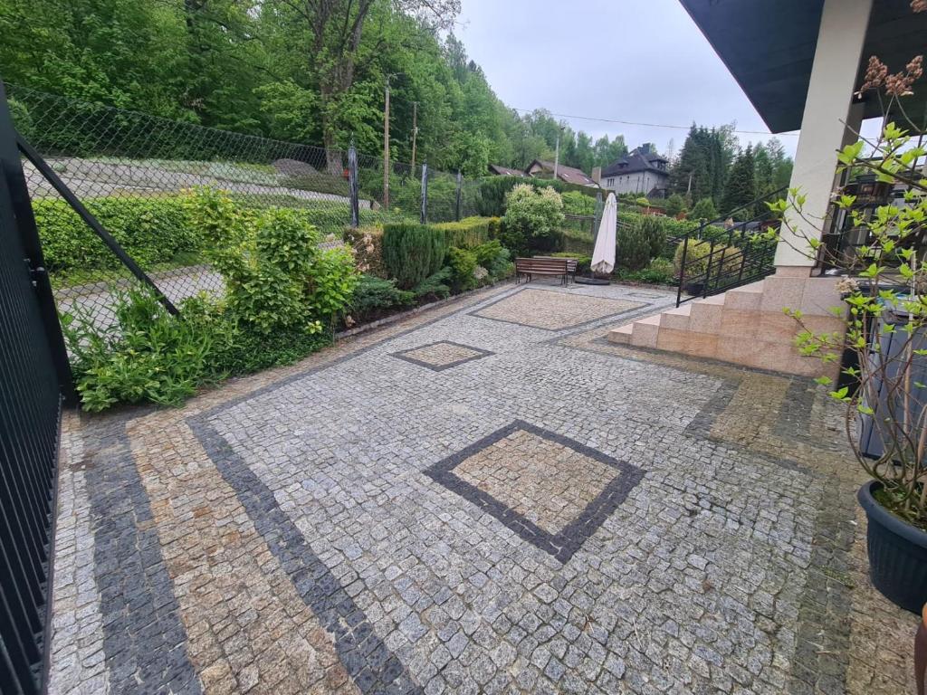 Zahrada ubytování Willa Bursche