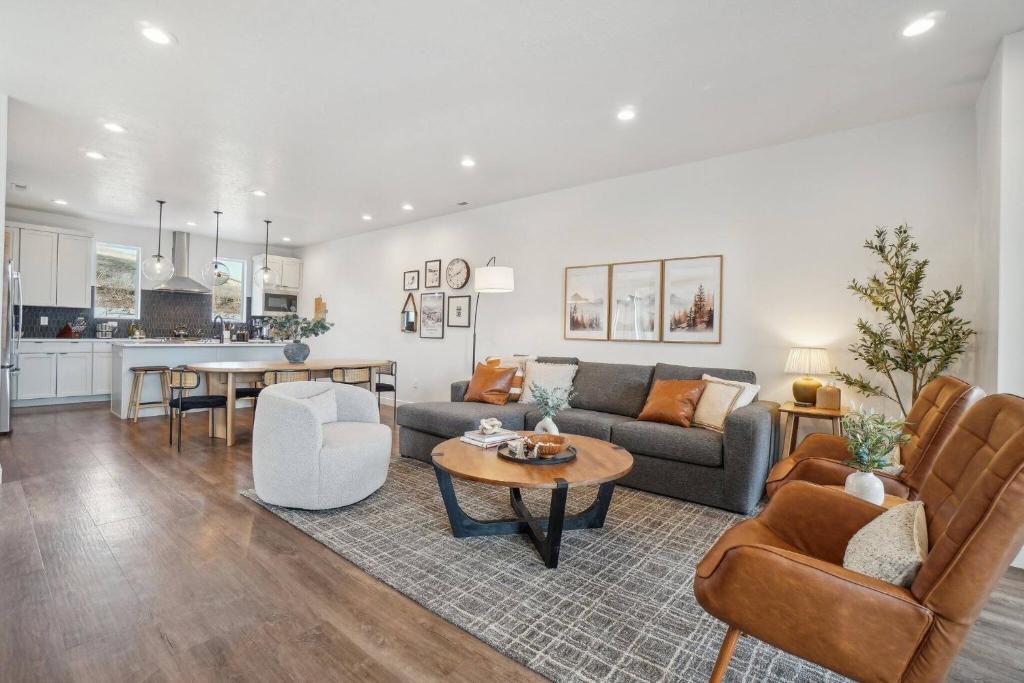 a living room with a couch and a table at UTMG 5967 #27 | The Foxtrot on Mesa Arch in Mountain Green