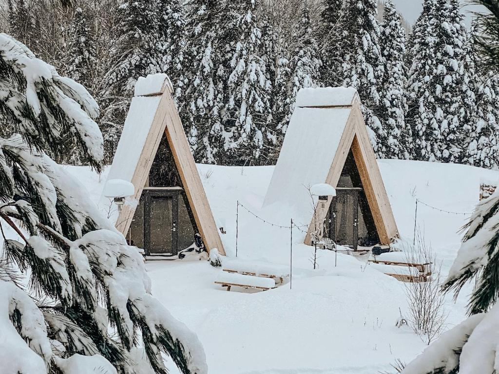 Farouche Tremblant - Hotel Nature & Expériences v zimě
