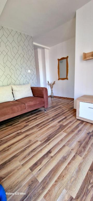 Posteľ alebo postele v izbe v ubytovaní Apartamenty Mikołajki na Kajki
