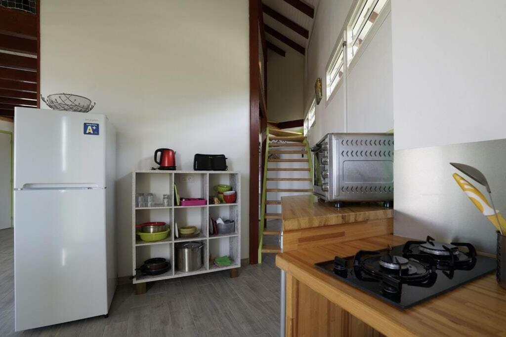 Kuchyň nebo kuchyňský kout v ubytování Le Jardin des Ilets