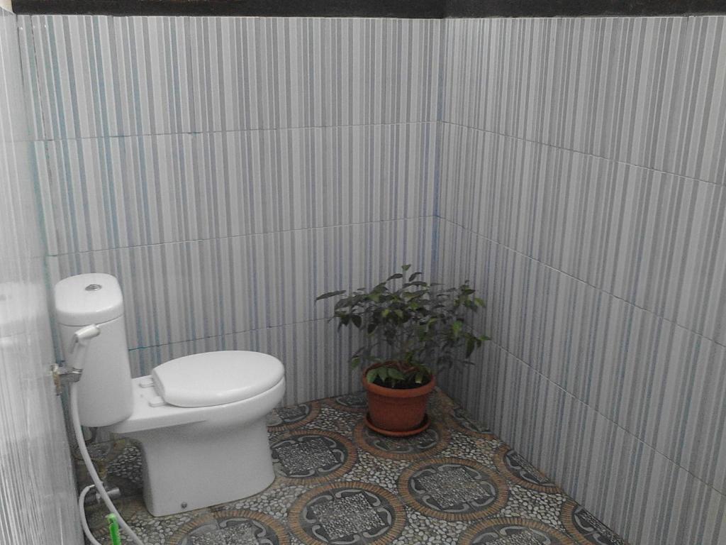 Koupelna v ubytování Aladdin Homestay
