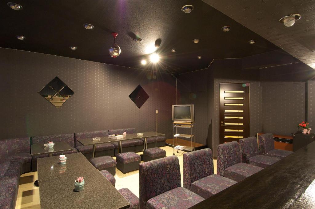 Posezení v ubytování Kusatsu Skyland Hotel