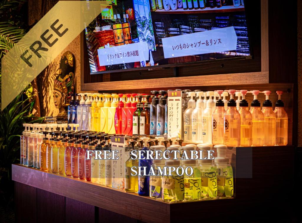 東京にあるホテルバリアンリゾート 新宿本店の酒類の表示