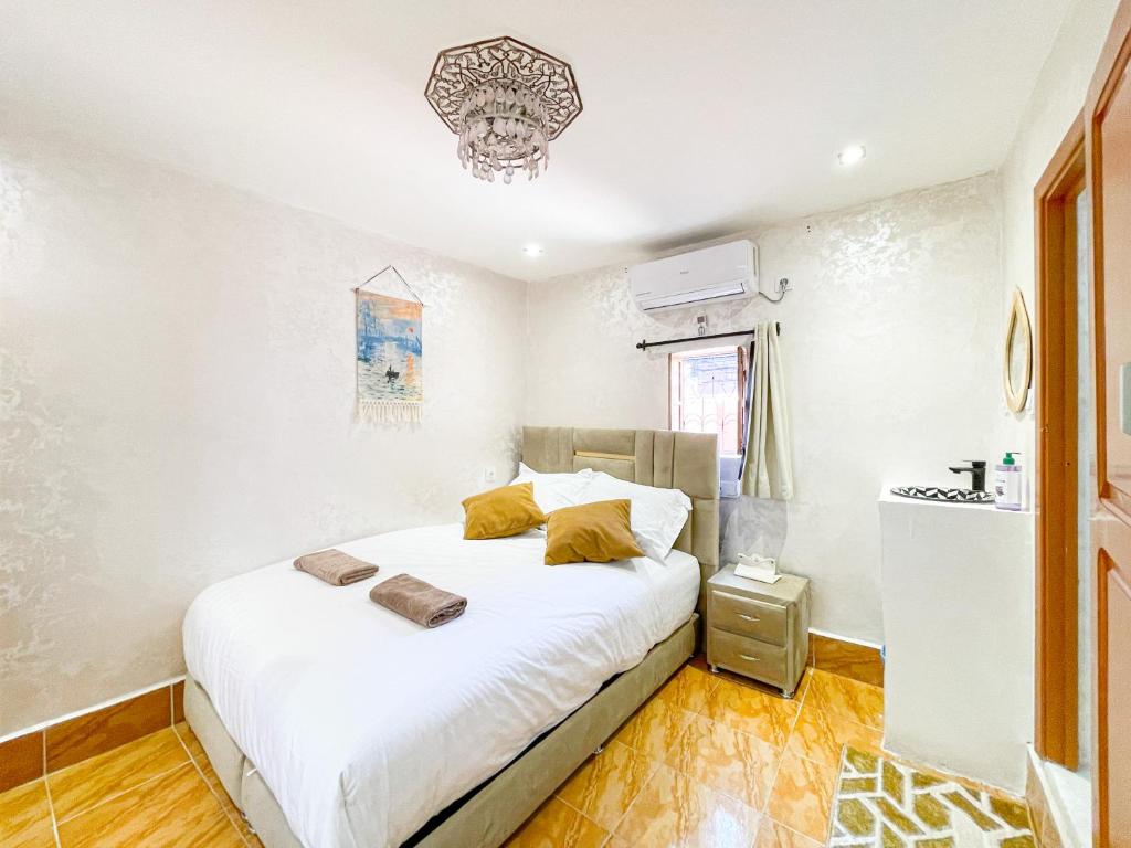 Postel nebo postele na pokoji v ubytování Bubbly Hostel Marrakech