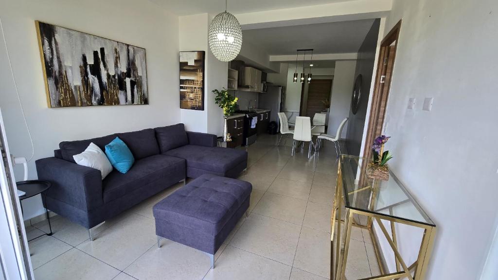 Posezení v ubytování Acogedor y Centrico Apartamento