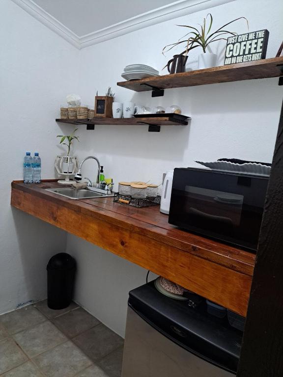 Η κουζίνα ή μικρή κουζίνα στο Departamento en San Quintín BC