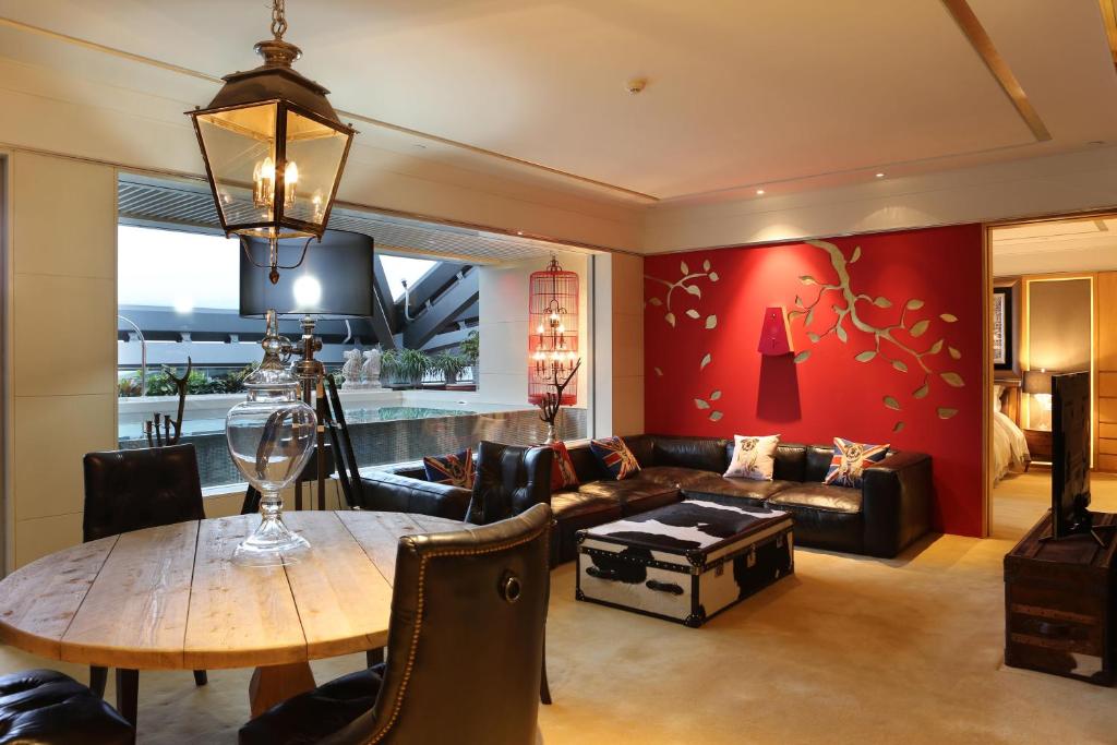 Posezení v ubytování Hotel Éclat Beijing