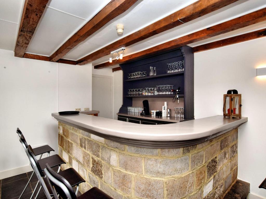 Lounge nebo bar v ubytování Farmhouse in Tuscany with Pool Views