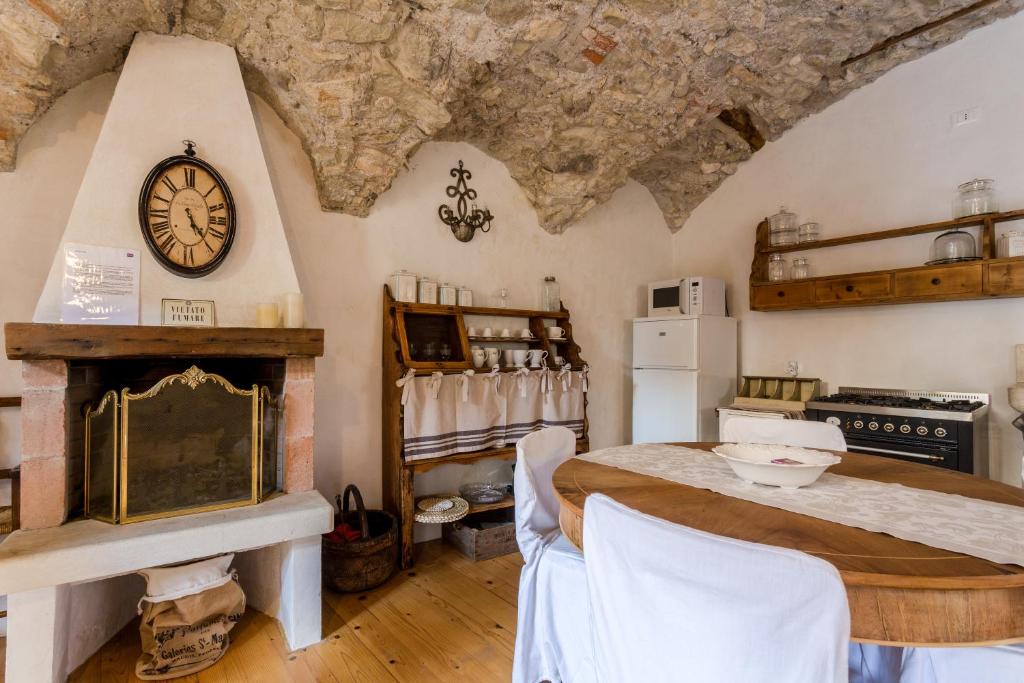 Kuchyň nebo kuchyňský kout v ubytování Casa Di Laura
