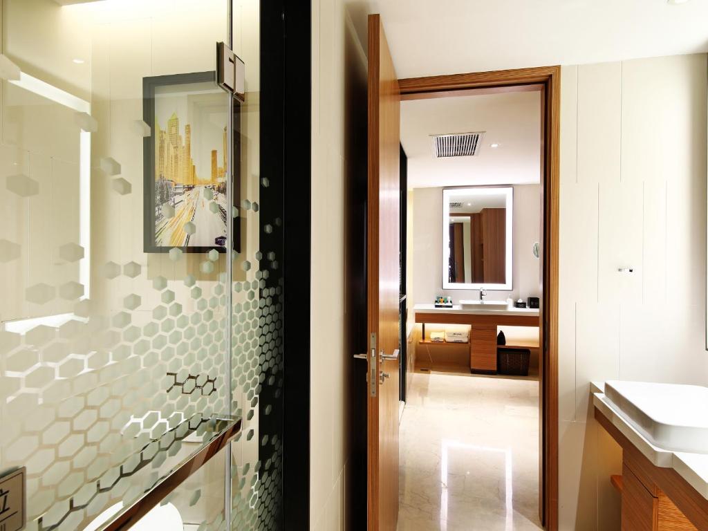 Koupelna v ubytování Hampton by Hilton Shanghai Hongqiao NECC