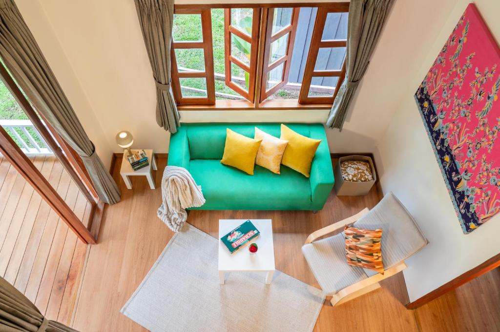 Posezení v ubytování Luxury Farm House