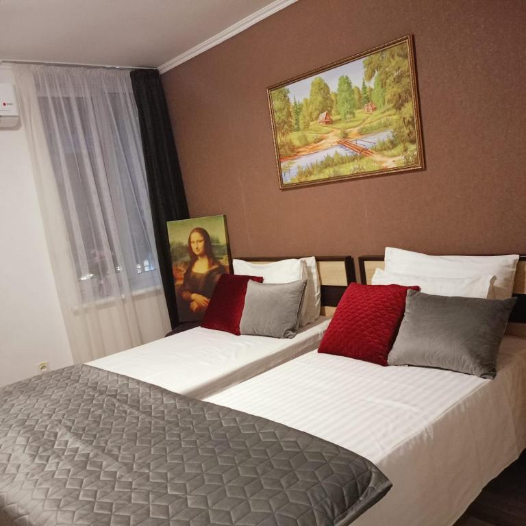 Postel nebo postele na pokoji v ubytování Venus hotel