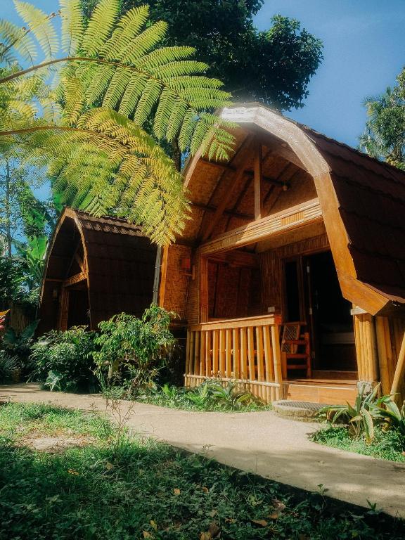 Zahrada ubytování Coffee Homestay Tetebatu