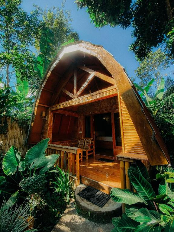Zahrada ubytování Coffee Homestay Tetebatu