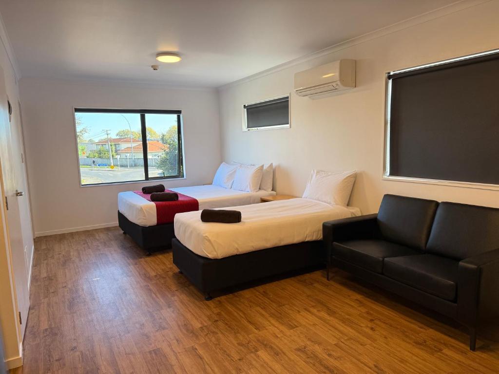 Posezení v ubytování Uni Motel