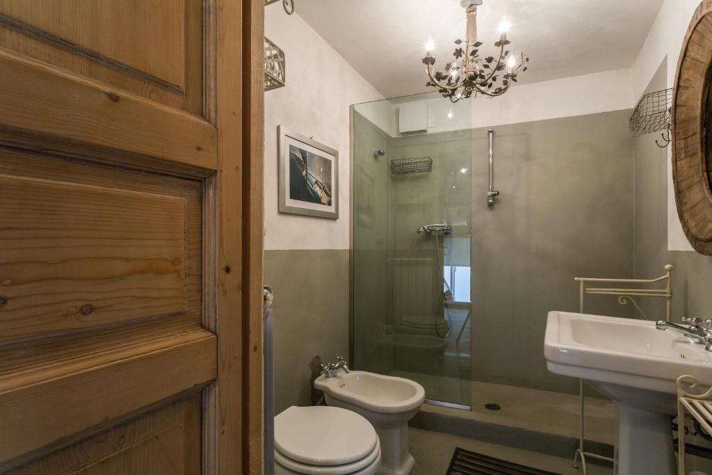 Koupelna v ubytování Casa Di Laura