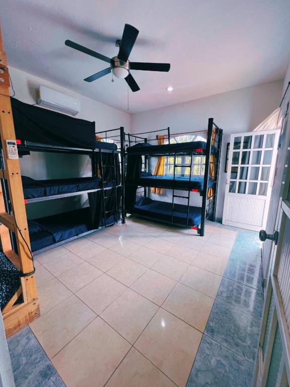 Postel nebo postele na pokoji v ubytování Casamaya Hostel & Diving
