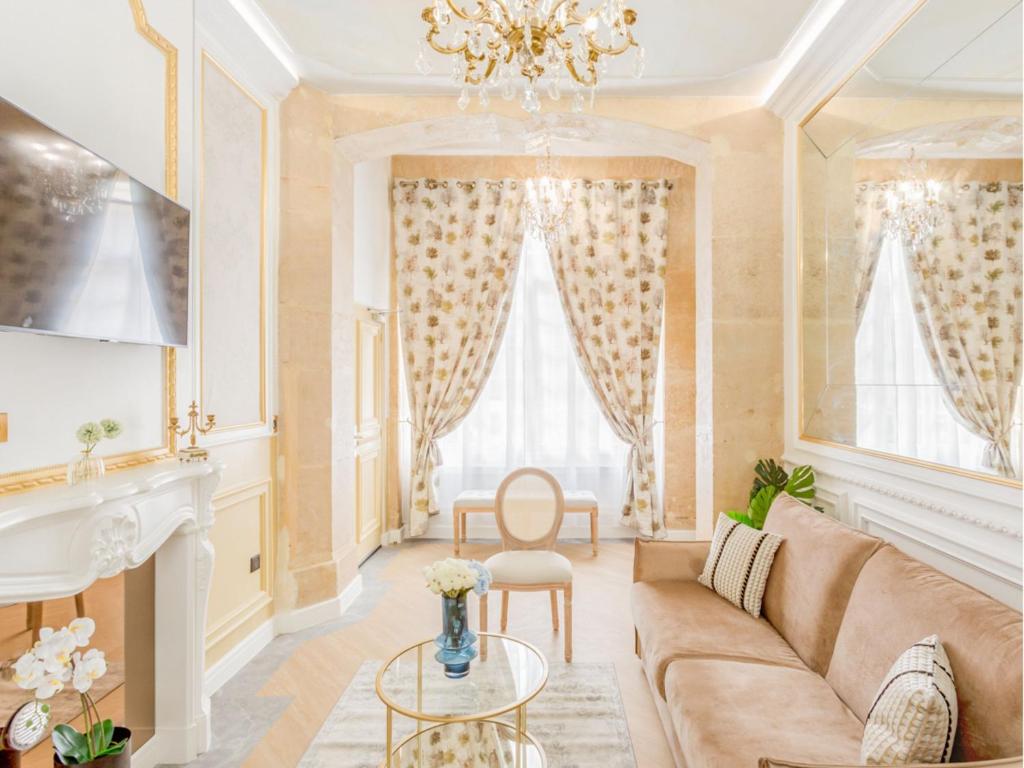 Posedenie v ubytovaní Merveil -Luxury Suite -Champs Elysees-Haussmann II