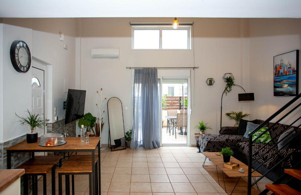 TV a/nebo společenská místnost v ubytování Unique Apartment