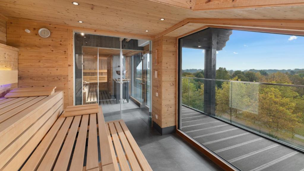 Balkón nebo terasa v ubytování Wellnesshotel Wittelsbach
