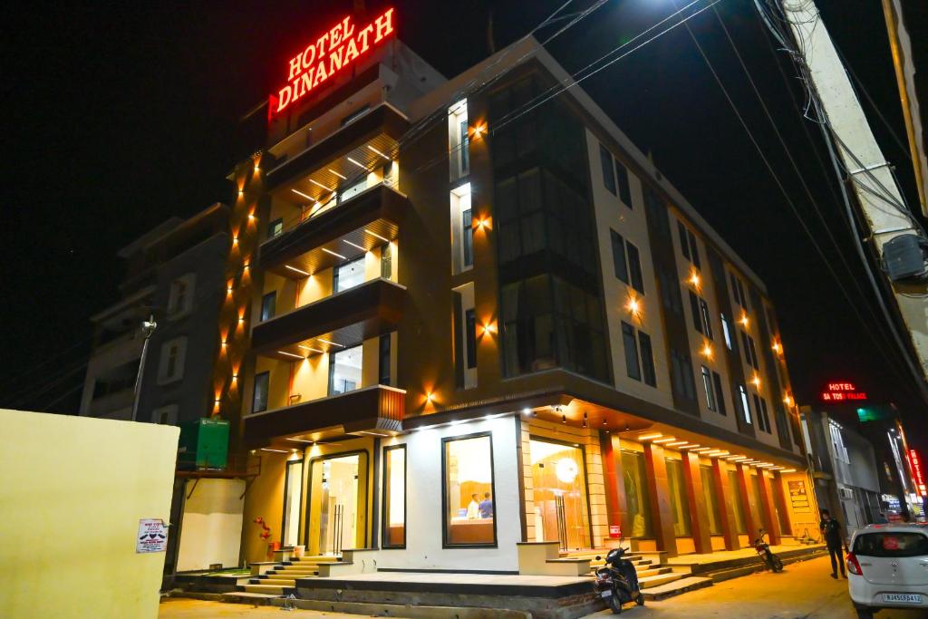 El edificio en el que está el hotel