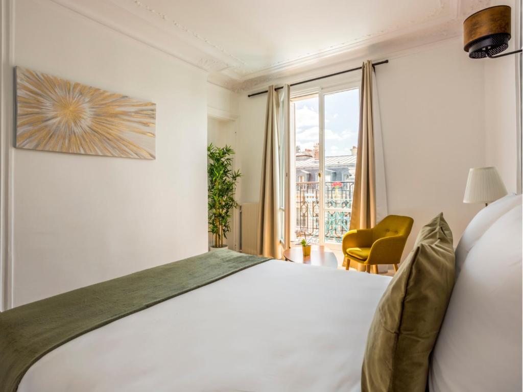 Posteľ alebo postele v izbe v ubytovaní Merveil Family Suite - Tilsitt - Eiffel Tower view