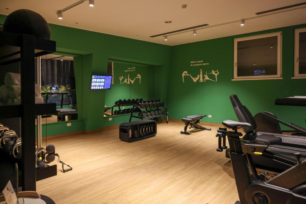 Fitness centrum a/nebo fitness zařízení v ubytování Hotel Corte Valier