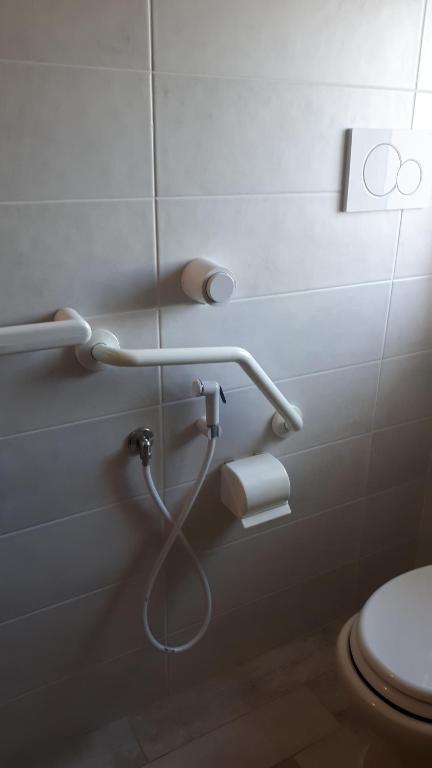 Koupelna v ubytování Hotel Bahamas