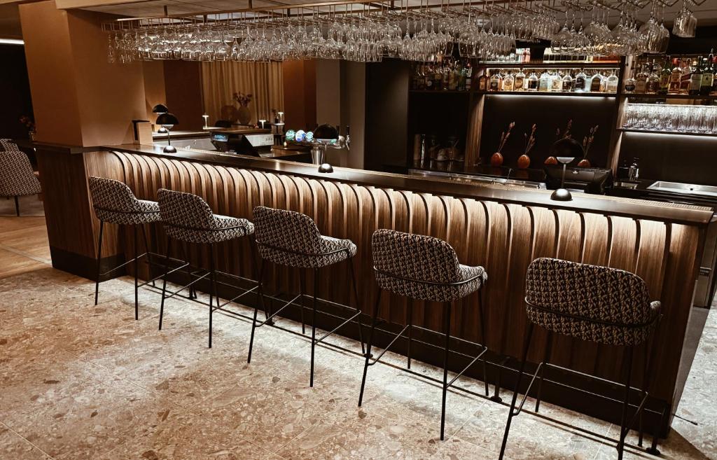 Lounge nebo bar v ubytování Quality Hotel Strand Gjøvik