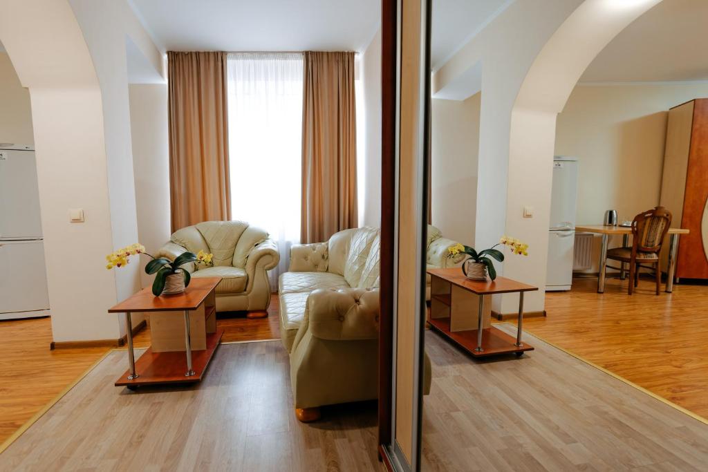 Posezení v ubytování Villa Arus
