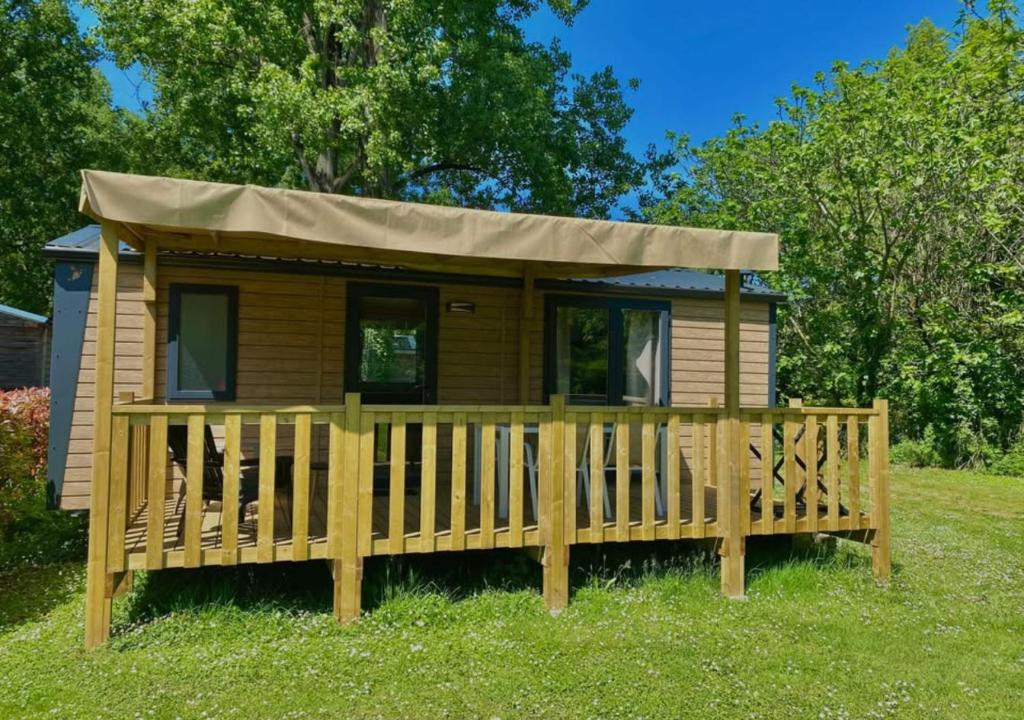 Zahrada ubytování Camping Bois et Toilés