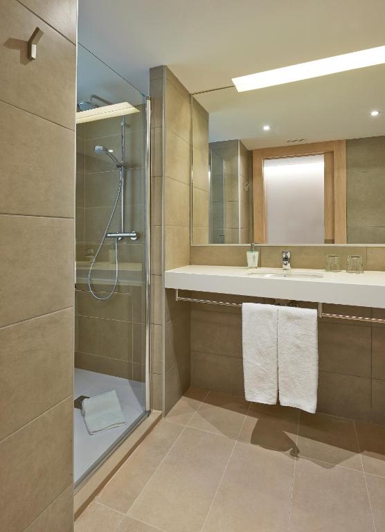 Koupelna v ubytování Hotel Omnium