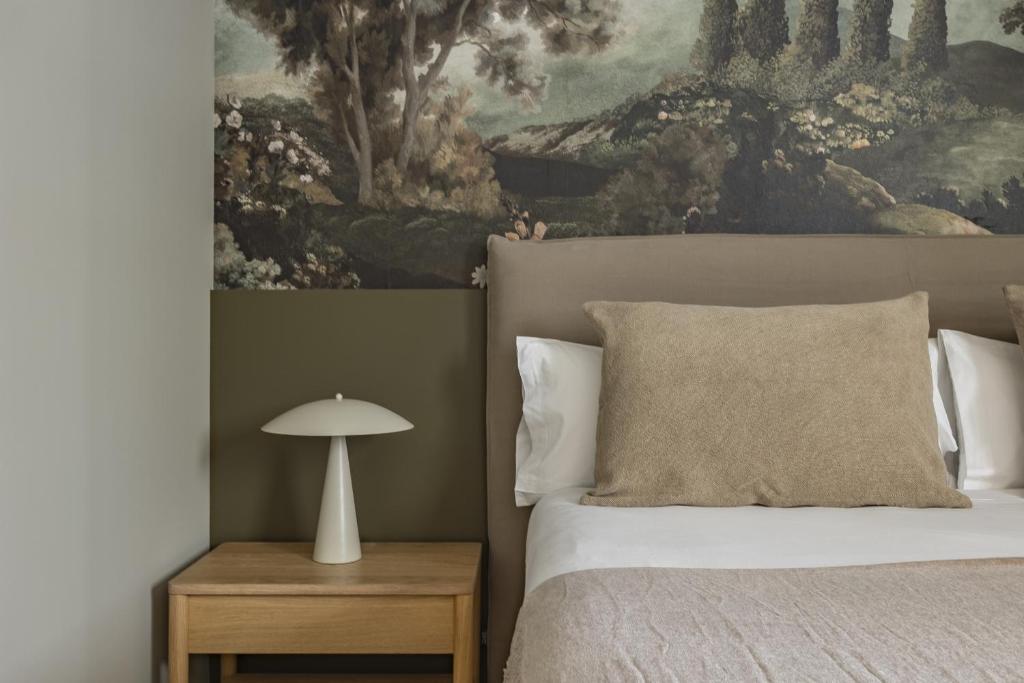 Posteľ alebo postele v izbe v ubytovaní Ola Living Hostal Diagonal