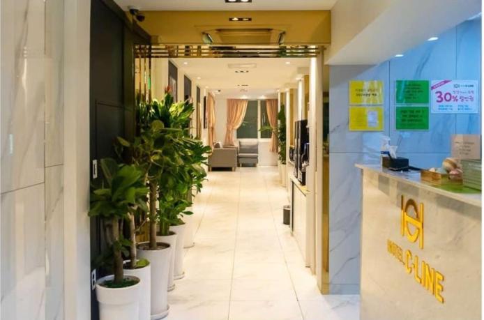Vstupní hala nebo recepce v ubytování C-line Hotel