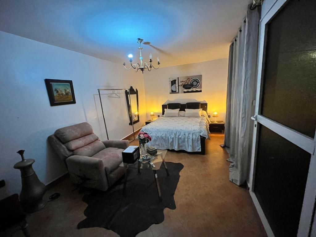 Postel nebo postele na pokoji v ubytování Maison d'hôte Darkom Kech