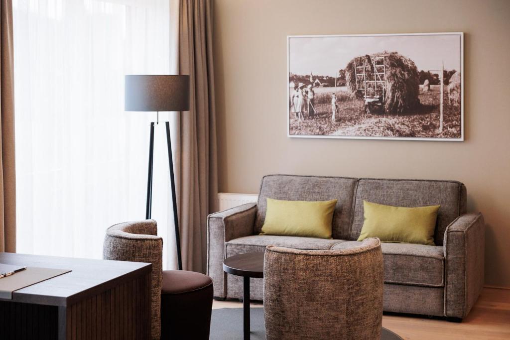 Posezení v ubytování Hotel Wallern Garni