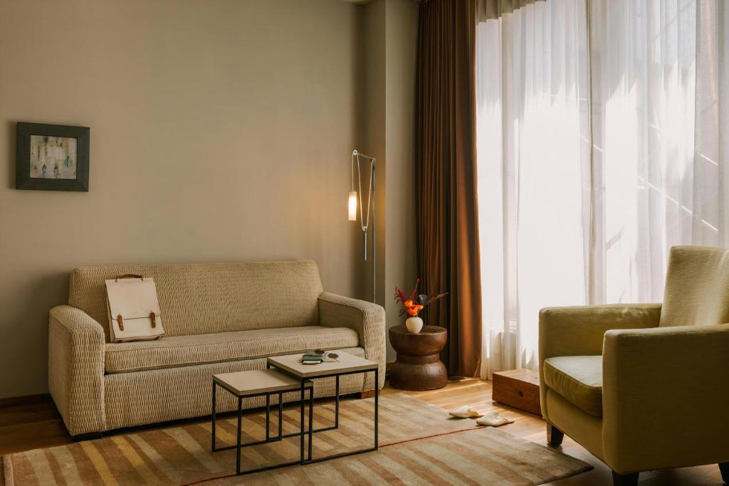 Posezení v ubytování Chambers Hotel Central Park South, Sonder by Marriott Bonvoy