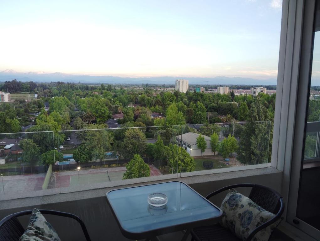 Balkón nebo terasa v ubytování Departamento Avenida Las Rastras Talca