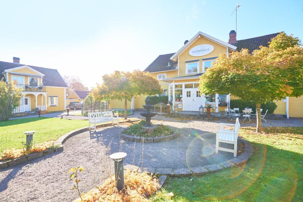 Zahrada ubytování Hotell Björkhaga