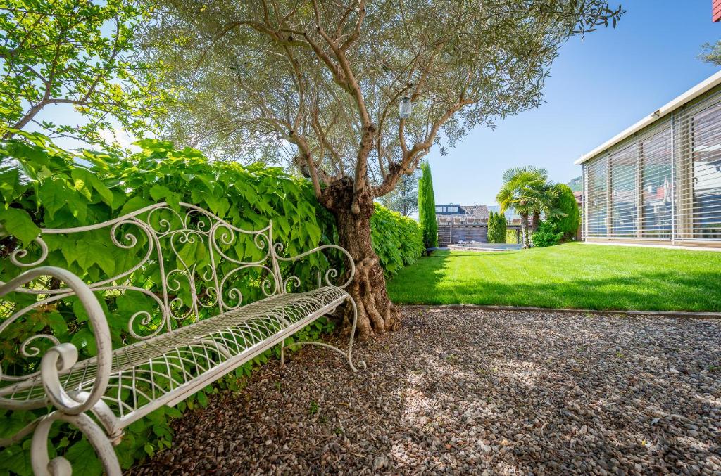 Zahrada ubytování B&B Garni Erika