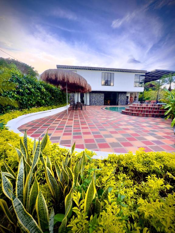 Zahrada ubytování Finca La Casa de Pablo