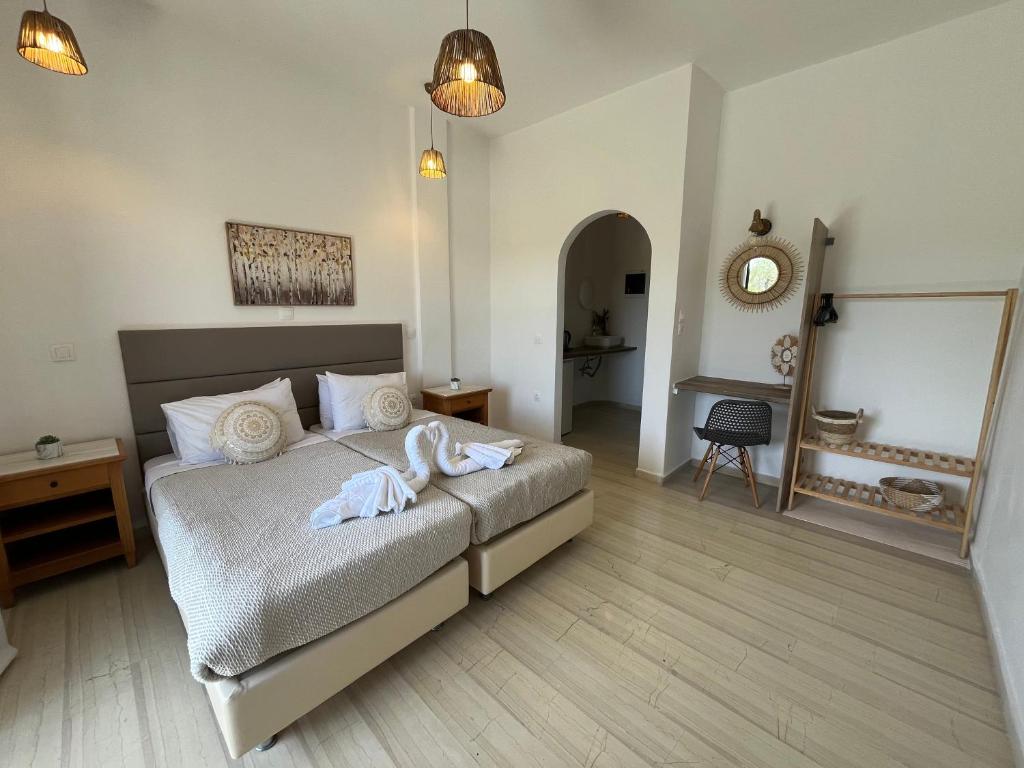 Posezení v ubytování Yannakis Apartments