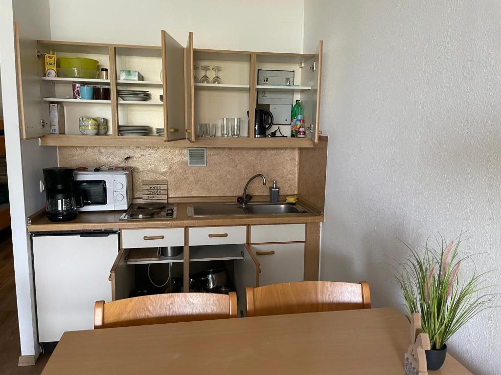 Kuchyň nebo kuchyňský kout v ubytování Casa Köstner