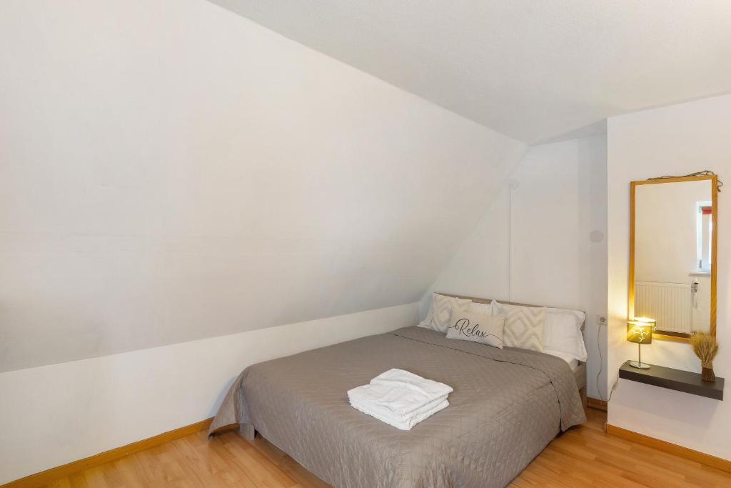 Postel nebo postele na pokoji v ubytování Casa Verde Sauerland