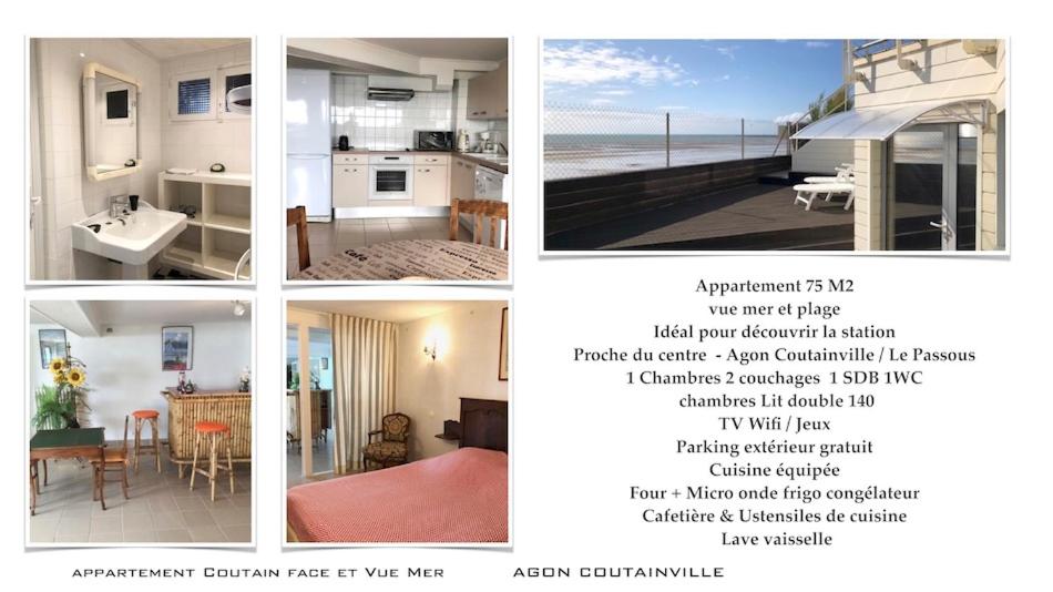 Køkken eller tekøkken på Appartement Coutain face Mer