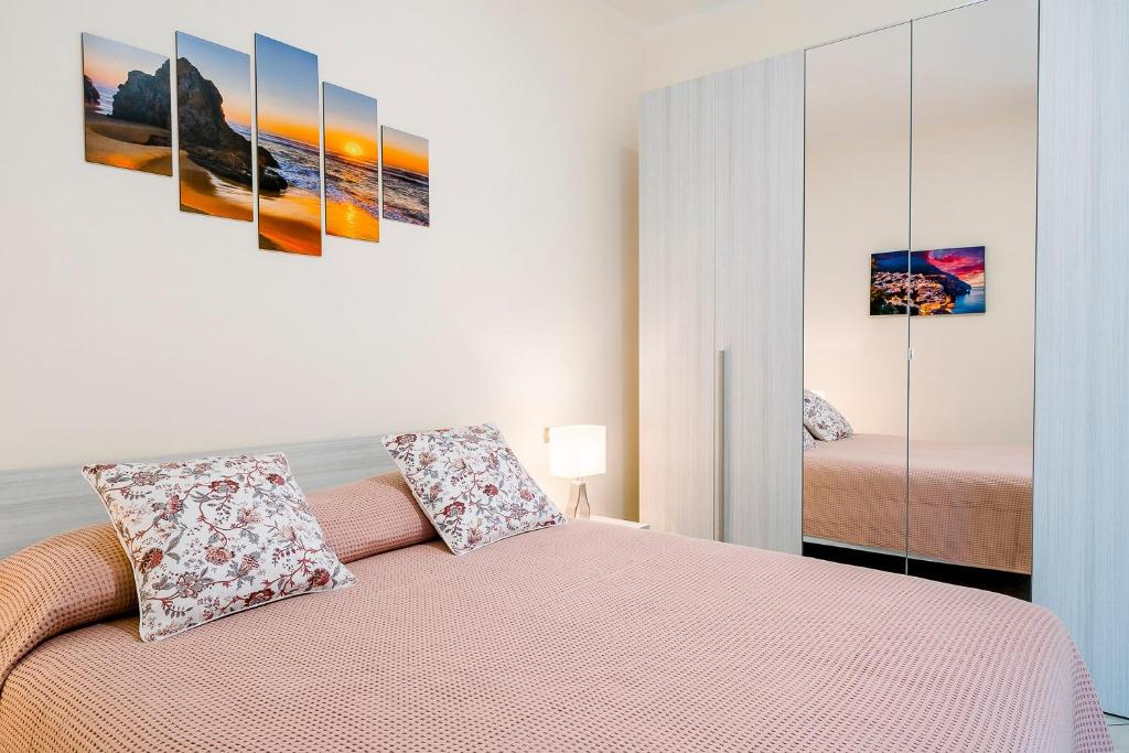 Postel nebo postele na pokoji v ubytování Villa San Lorenzo