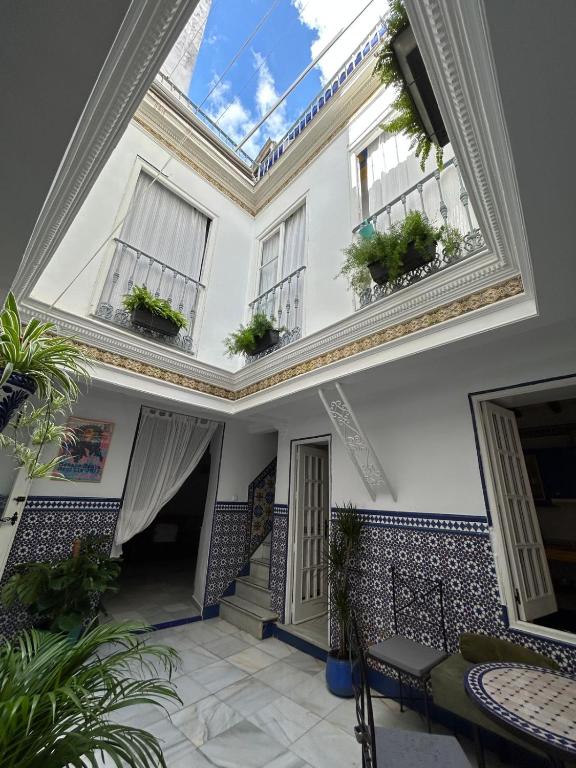 Un patio en La Alameda