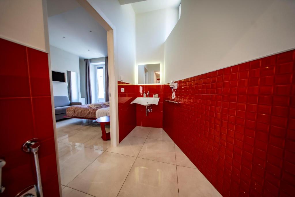 Kúpeľňa v ubytovaní CATANIA LIVING ROOMS